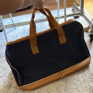 Black and Tan weekend bag